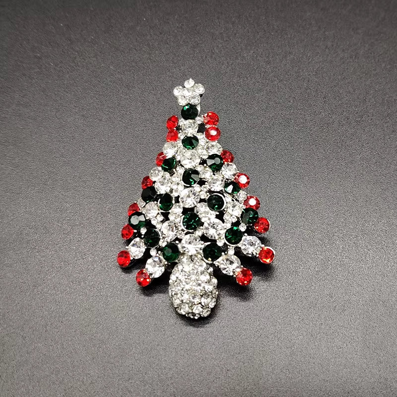 BROOCH 2020 New Christmas Snowflake Christmas Tree High-End Brooch Christmas Gift Decoration Clothing Accessories Enamel Pin