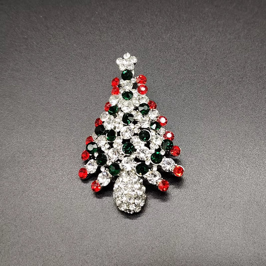 BROOCH 2020 New Christmas Snowflake Christmas Tree High-End Brooch Christmas Gift Decoration Clothing Accessories Enamel Pin