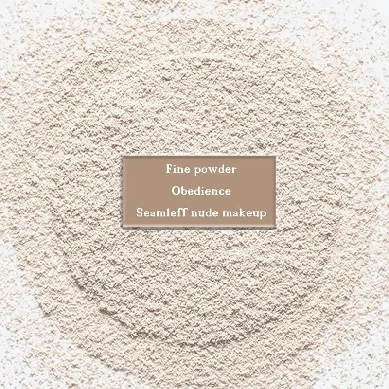 3 Colors Makeup Loose Powder Transparent Natural Face Finishing Powder Professional Oil-Control Waterproof Matte Setting Powder