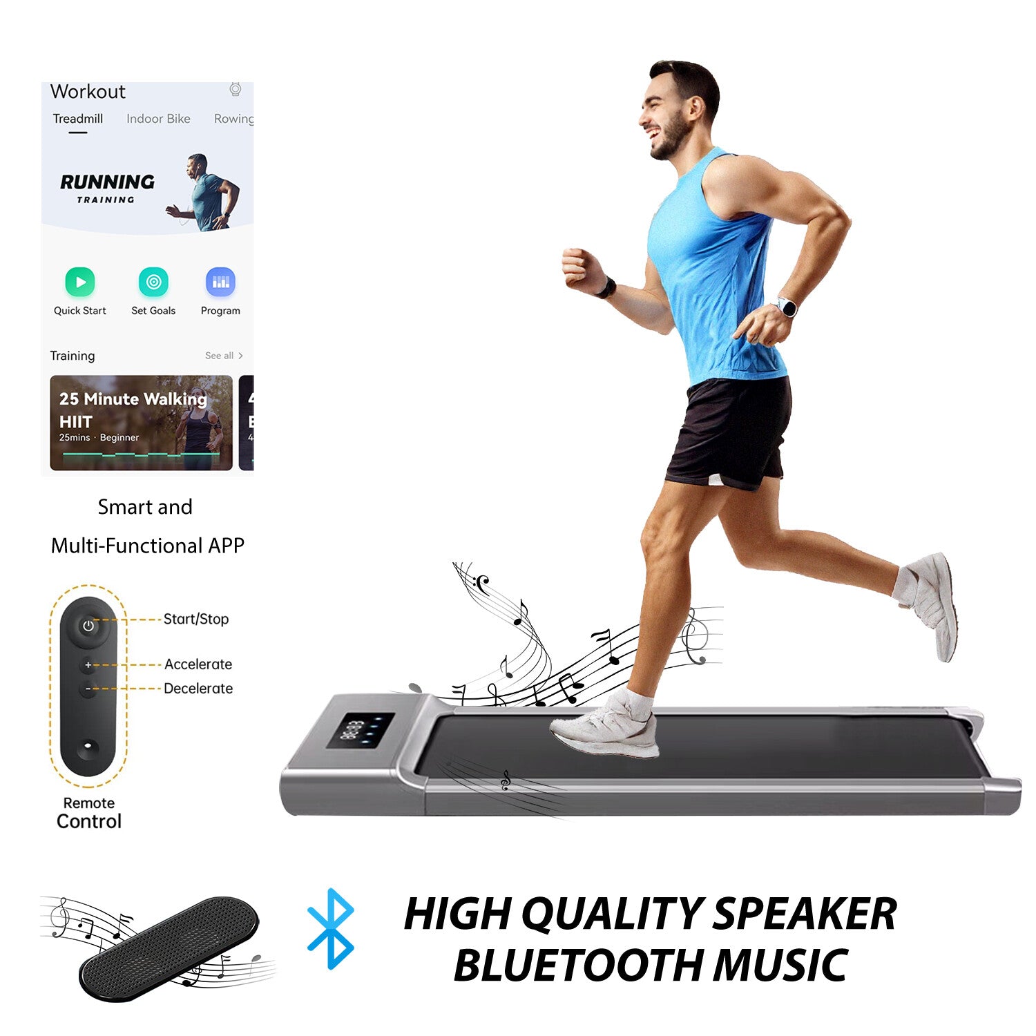 Revolutionize Your Workouts with the Under Desk Treadmill - 12KM/H Walking Pad for Home & Office Fitness