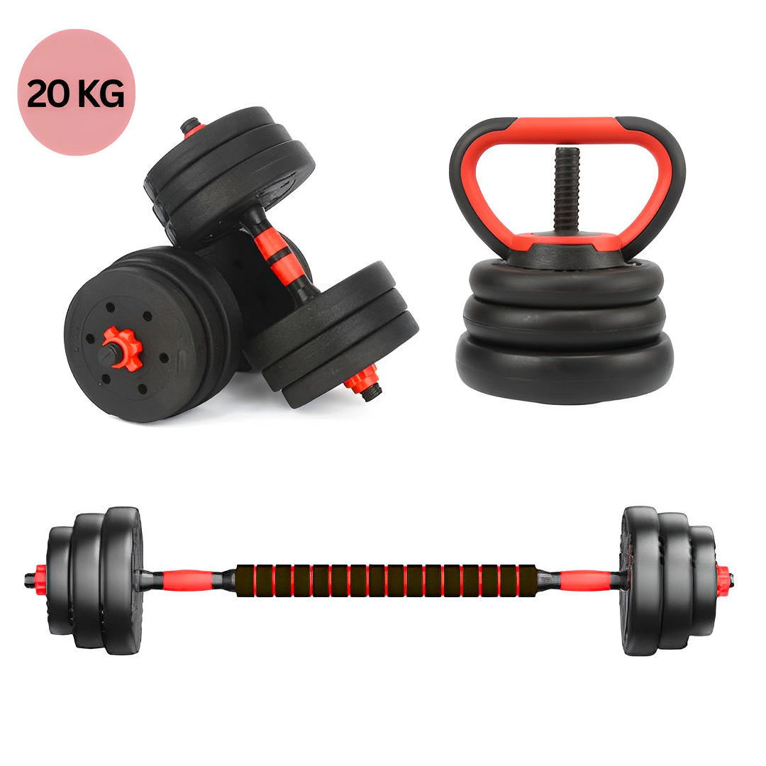 15/20/30/40 Kg Dumbbell Barbell Weight Set Pair Hand Weights Gym Fitness Workout